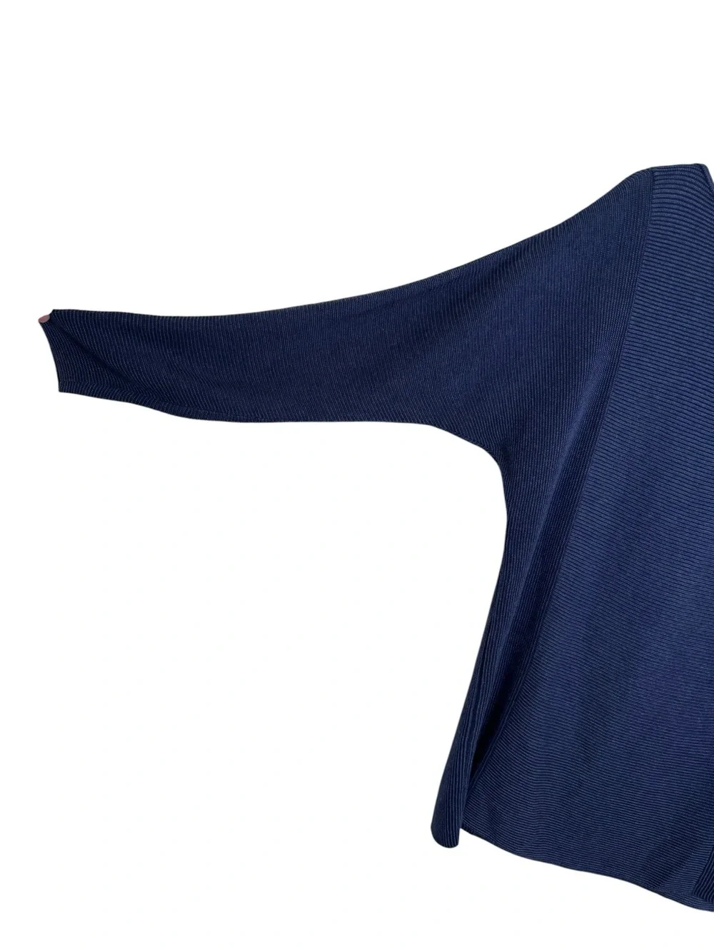 J McLaughlin sweater navy lightweight dolman sleeve size medium